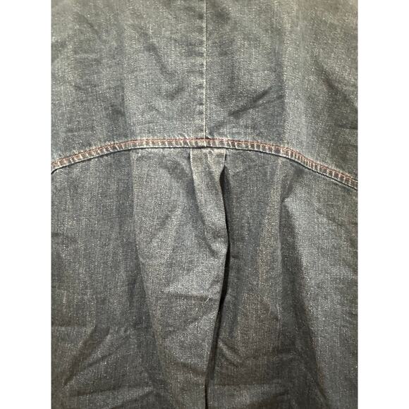 Beaumont Organic Cotton Denim Button Down Overshirt Size XS - Picture 9 of 11